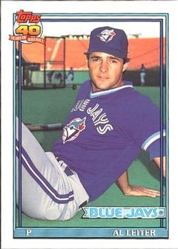 #233 Al Leiter - Toronto Blue Jays - 1991 O-Pee-Chee Baseball