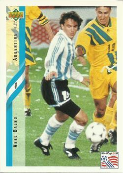 #233 Abel Balbo - Argentina - 1994 Upper Deck World Cup Contenders English/Spanish Soccer