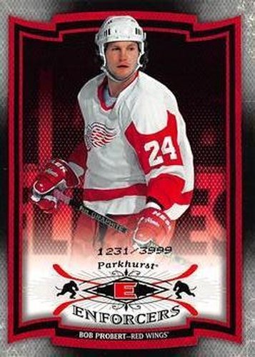 #233 Bob Probert - Detroit Red Wings - 2006-07 Parkhurst Hockey