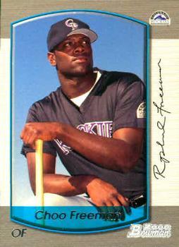 #233 Choo Freeman - Colorado Rockies - 2000 Bowman Baseball