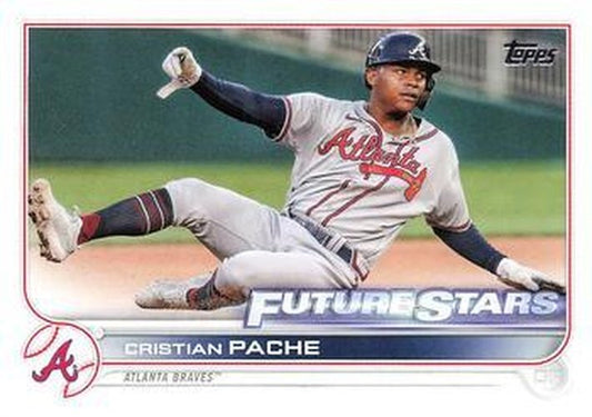 #233 Cristian Pache - Atlanta Braves - 2022 Topps Baseball