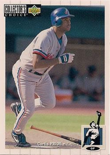 #233 Curtis Pride - Montreal Expos - 1994 Collector's Choice Baseball
