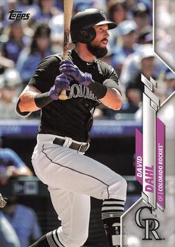 #233 David Dahl - Colorado Rockies - 2020 Topps Baseball