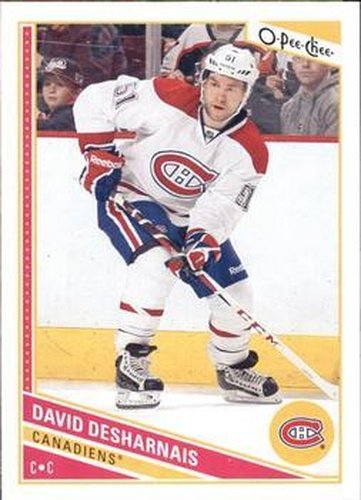 #233 David Desharnais - Montreal Canadiens - 2013-14 O-Pee-Chee Hockey
