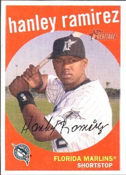 #233 Hanley Ramirez - Florida Marlins - 2008 Topps Heritage Baseball