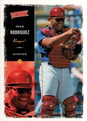 #233 Ivan Rodriguez - Texas Rangers - 2000 Upper Deck Victory Baseball