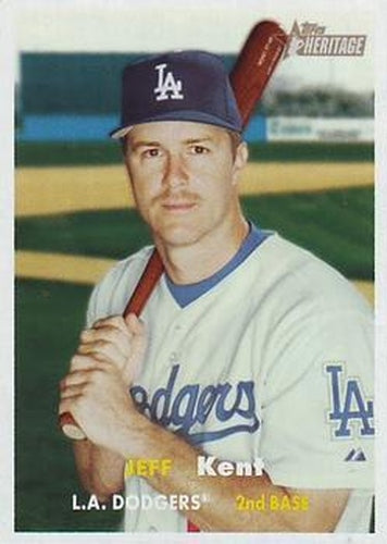 #233 Jeff Kent - Los Angeles Dodgers - 2006 Topps Heritage Baseball