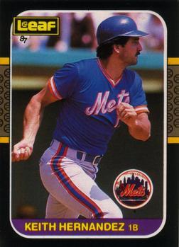 #233 Keith Hernandez - New York Mets - 1987 Leaf Baseball