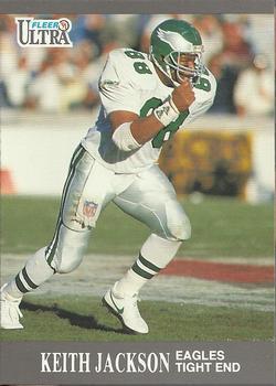 #233 Keith Jackson - Philadelphia Eagles - 1991 Ultra Football
