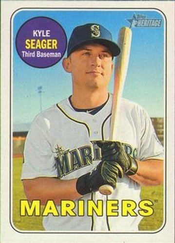 #233 Kyle Seager - Seattle Mariners - 2018 Topps Heritage Baseball