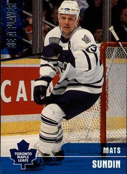 #233 Mats Sundin - Toronto Maple Leafs - 1999-00 Be a Player Memorabilia Hockey