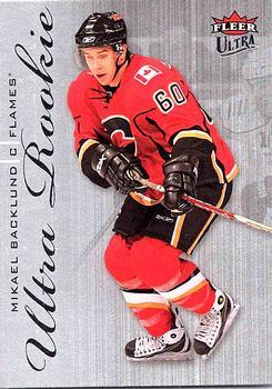 #233 Mikael Backlund - Calgary Flames - 2009-10 Ultra Hockey