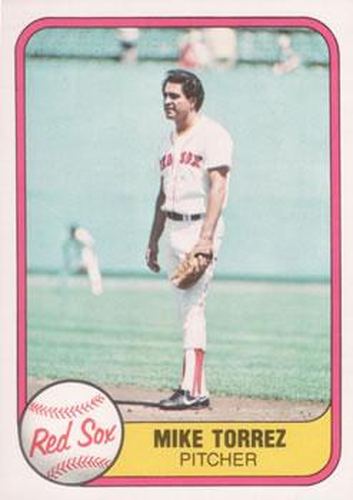 #233 Mike Torrez - Boston Red Sox - 1981 Fleer Baseball