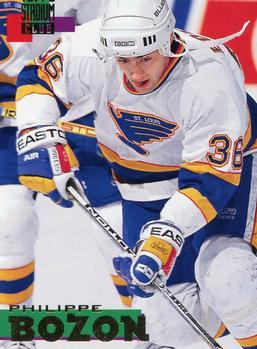 #233 Philippe Bozon - St. Louis Blues - 1994-95 Stadium Club Hockey