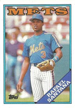 #233 Rafael Santana - New York Mets - 1988 Topps Baseball