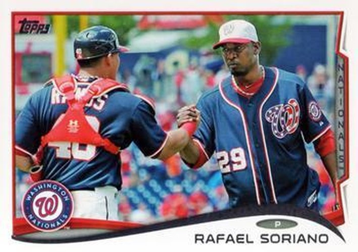 #233 Rafael Soriano - Washington Nationals - 2014 Topps Baseball