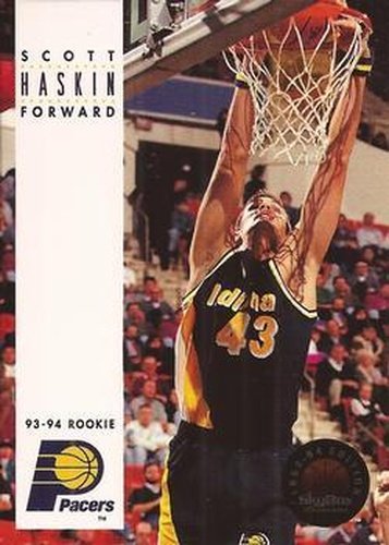 #233 Scott Haskin - Indiana Pacers - 1993-94 SkyBox Premium Basketball
