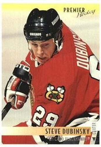 #233 Steve Dubinsky - Chicago Blackhawks - 1994-95 Topps Premier Hockey