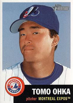 #233 Tomo Ohka - Montreal Expos - 2002 Topps Heritage Baseball