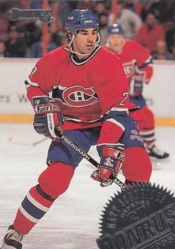 #233 Mathieu Schneider - Montreal Canadiens - 1994-95 Donruss Hockey