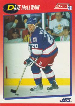 #233 Dave McLlwain - Winnipeg Jets - 1991-92 Score Canadian Bilingual Hockey