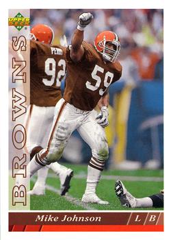 #233 Mike Johnson - Cleveland Browns - 1993 Upper Deck Football