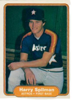 #233 Harry Spilman - Houston Astros - 1982 Fleer Baseball