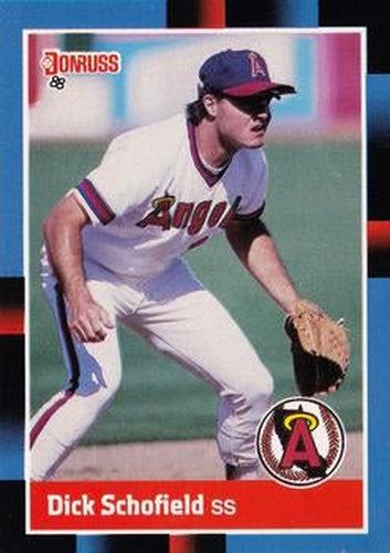 #233 Dick Schofield - California Angels - 1988 Donruss Baseball
