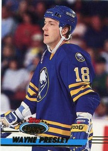#233 Wayne Presley - Buffalo Sabres - 1993-94 Stadium Club Hockey