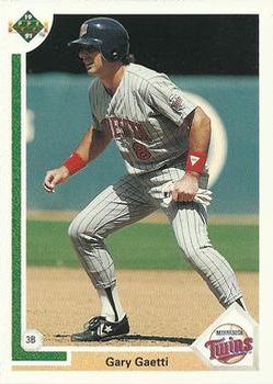 #233 Gary Gaetti - Minnesota Twins - 1991 Upper Deck Baseball