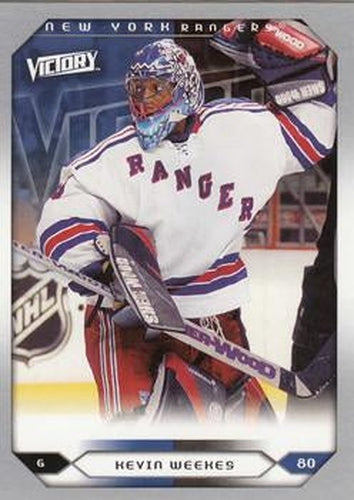 #233 Kevin Weekes - New York Rangers - 2005-06 Upper Deck Victory Hockey