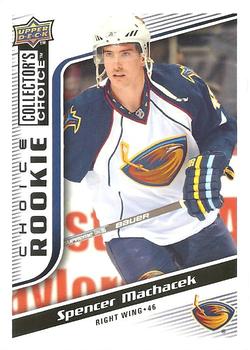 #233 Spencer Machacek - Atlanta Thrashers - 2009-10 Collector's Choice Hockey