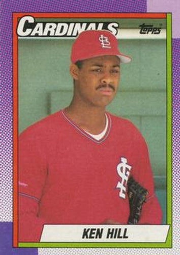 #233 Ken Hill - St. Louis Cardinals - 1990 Topps Baseball