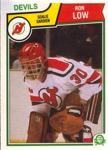 #233 Ron Low - New Jersey Devils - 1983-84 O-Pee-Chee Hockey