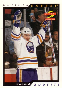 #233 Donald Audette - Buffalo Sabres - 1996-97 Score Hockey