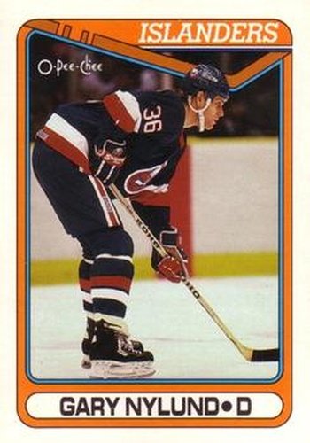 #233 Gary Nylund - New York Islanders - 1990-91 O-Pee-Chee Hockey