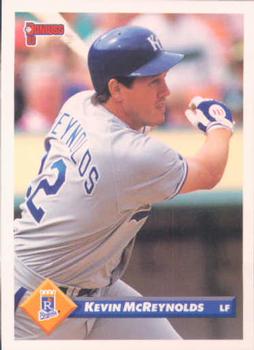 #233 Kevin McReynolds - Kansas City Royals - 1993 Donruss Baseball