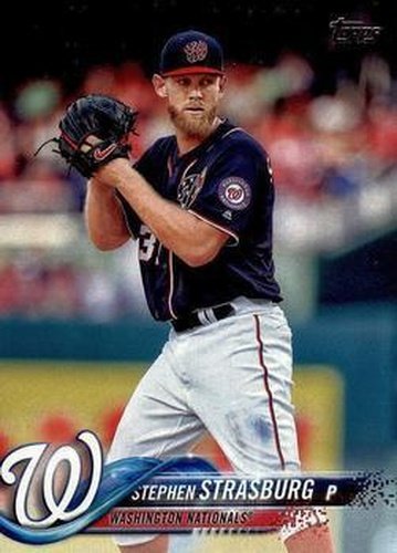 #233 Stephen Strasburg - Washington Nationals - 2018 Topps Baseball