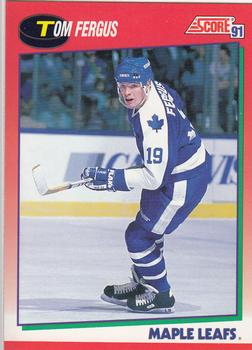 #234 Tom Fergus - Toronto Maple Leafs - 1991-92 Score Canadian Hockey