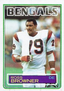 #234 Ross Browner - Cincinnati Bengals - 1983 Topps Football