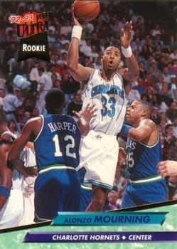 #234 Alonzo Mourning - Charlotte Hornets - 1992-93 Ultra Basketball