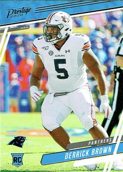 #234 Derrick Brown - Carolina Panthers - 2020 Panini Prestige Football