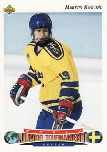 #234 Markus Naslund - Sweden - 1992-93 Upper Deck Hockey