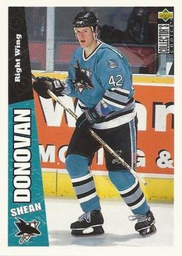 #234 Shean Donovan - San Jose Sharks - 1996-97 Collector's Choice Hockey