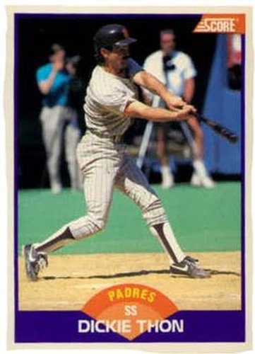 #234 Dickie Thon - San Diego Padres - 1989 Score Baseball