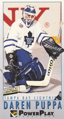 #234 Daren Puppa - Tampa Bay Lightning - 1993-94 Fleer PowerPlay Hockey