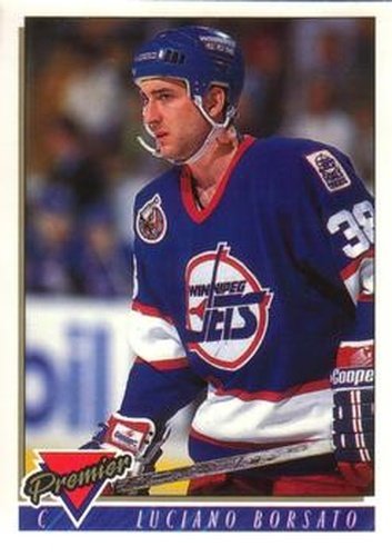 #234 Luciano Borsato - Winnipeg Jets - 1993-94 O-Pee-Chee Premier Hockey
