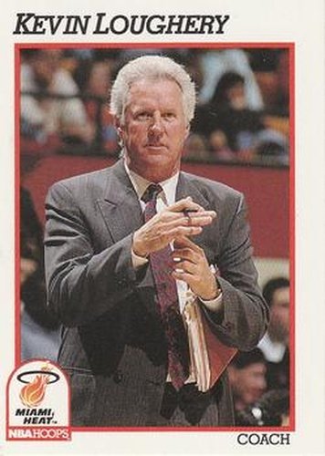 #234 Kevin Loughery - Miami Heat - 1991-92 Hoops Basketball