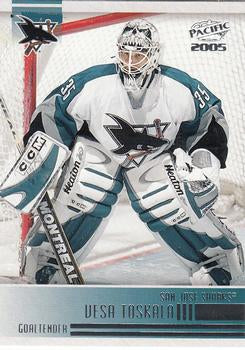 #234 Vesa Toskala - San Jose Sharks - 2004-05 Pacific Hockey