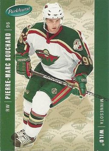 #234 Pierre-Marc Bouchard - Minnesota Wild - 2005-06 Parkhurst Hockey